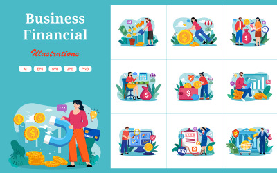 M700_ Pakiet ilustracji finansowych 1