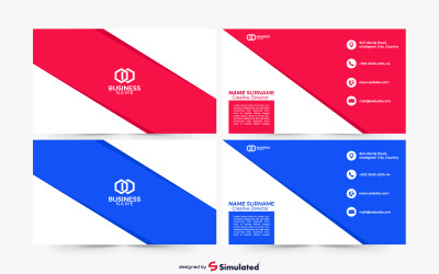 Vektor-Visitenkartenvorlage