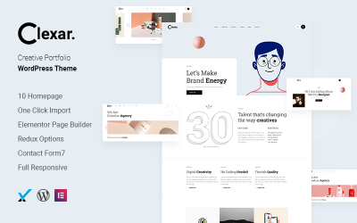 CLexar: tema WordPress per portfolio creativo