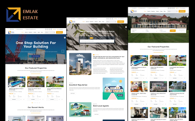 Emlak - 房地产、建筑和施工 Elementor WordPress 主题