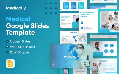 Médicamente - Plantilla de diapositivas de Google sobre medicina y salud