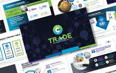 Modello di presentazione PowerPoint di criptovaluta