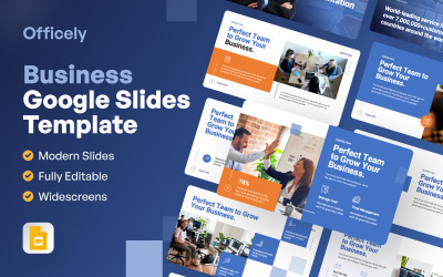 Officely - Modelo comercial do Google Slides