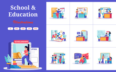 M721_ Education Illustration Pack 2