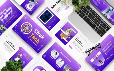 Sfrak — Шаблон Keynote по технологиям