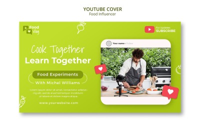 Social Media Food Marketing Cover Mall