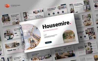 Housemire - Plantilla de PowerPoint de diseño de interiores
