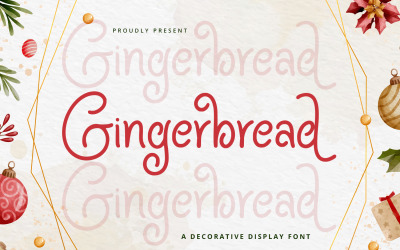 Pepparkakor - Display Font