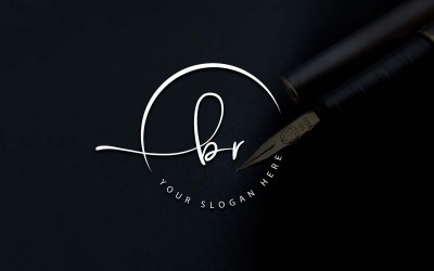 Projektowanie logo w stylu Studio kaligrafii BR