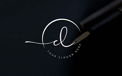 Дизайн логотипа студии каллиграфии CL Letter