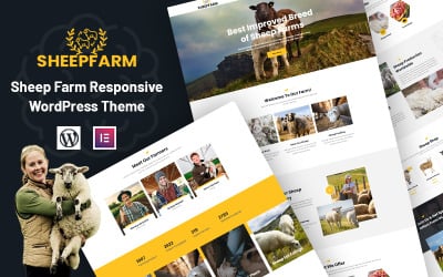 Farma owiec – motyw WordPress na farmę owiec