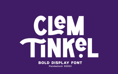 Police d&amp;#39;affichage Clem Tinkel Bold