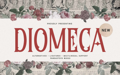 Diomeca Decoratief Display Lettertype