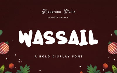 Wassail: carattere di visualizzazione carino