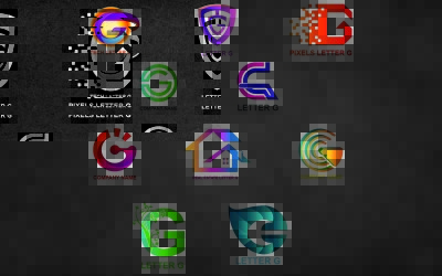 Modello di logo lettera G per tutte le aziende e i marchi