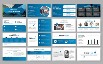 Presentationsbilder mall. Modern broschyromslagsdesign. Kreativa infografiska element