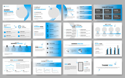 Presentationsbilder. Modern broschyromslagsdesign. Kreativ infographic uppsättning presentationer design