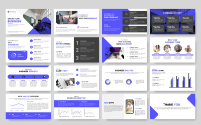 Presentationsbilder. Modern broschyromslagsdesign. Kreativa infografiska element idé