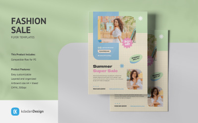 Mode-Flyer-Set PSD-Vorlagen Band 12