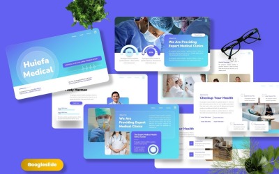 Huiefa – Orvosi és egészségügyi Google-dia sablon