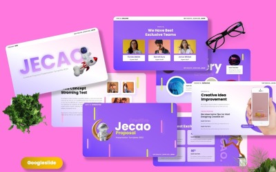 Jecoa – Googleslide-Vorlagen für kreative Vorschläge