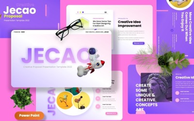 Jecoa — szablony kreatywnych propozycji Powerpoint