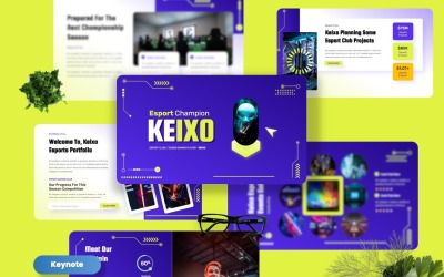 Keixo - Esport Champion Keynote Templates
