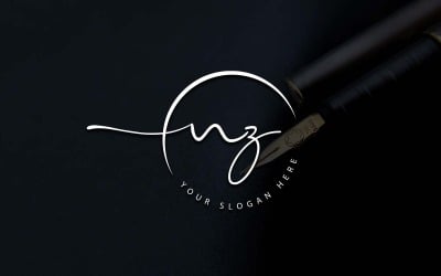 Création de logo de lettre de style studio de calligraphie NZ