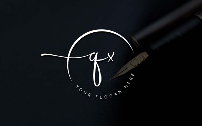 Calligrafia Studio Style QX Lettera Logo Design