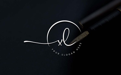 Calligraphy Studio Style XL Letter Logo Design
