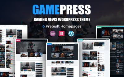 GamePress - Thème WordPress d&amp;#39;actualités sur les jeux