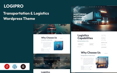 Logipro - Transportation &amp;amp; Logistics Wordpress Theme
