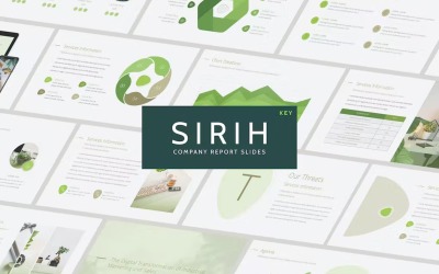 SIRIH - Keynote-sjabloon voor bedrijfsrapport