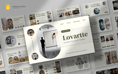 Lovartte — szablon prezentacji Google w galerii sztuki