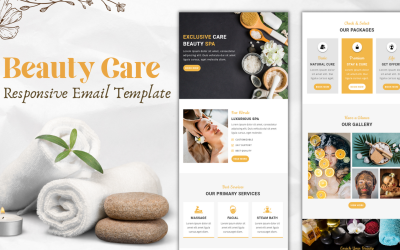 Beauty Care – универсальный адаптивный шаблон электронной почты