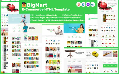 BigMart - modelo HTML de comércio eletrônico multifuncional