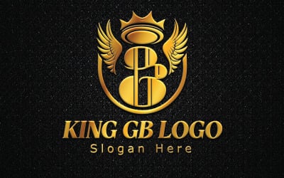 GB Letter King Logo-Vorlage
