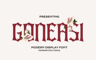 Goneasi Modern Display-lettertype