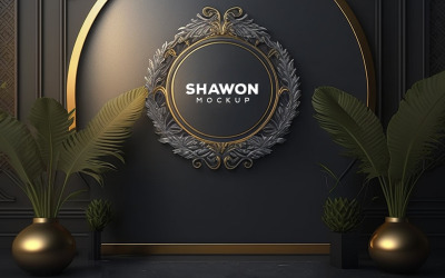 Logo Mockup in The Luxury Circle