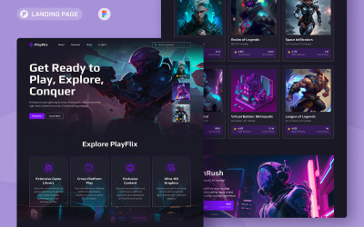 PlayFlix – Játék céloldal