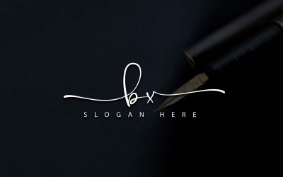 Creatieve fotografie BX brief logo ontwerp