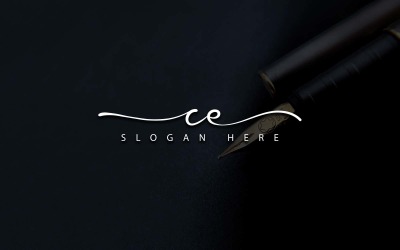Дизайн логотипу креативної фотографії CE