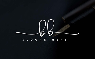 Kreativ fotografi BB Letter Logo Design