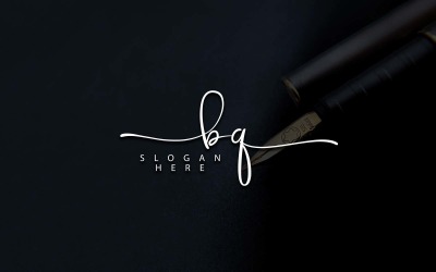 Kreativní fotografie BQ dopis Logo Design
