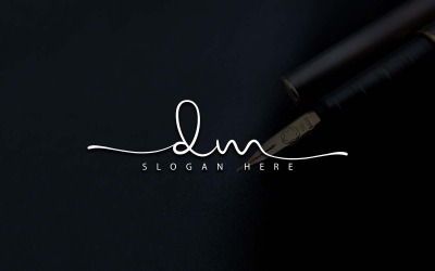 Creative Photography DM Letter Logo Design