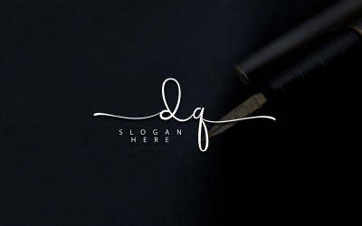 Creative Photography DQ Letter Logo Design