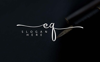 Design del logo EQ Letter per fotografia creativa