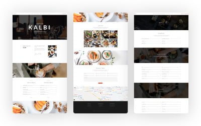 Kalbi – Restaurant Café Bar WordPress-thema