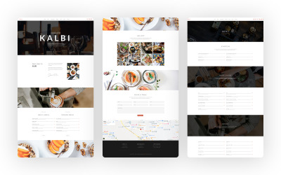 Kalbi – Tema WordPress de Restaurante Café Bar