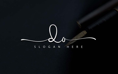 Kreativ fotografi DO Letter Logo Design